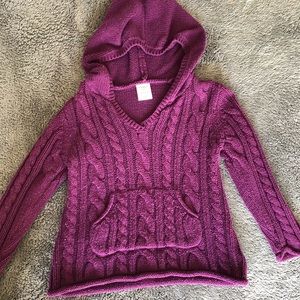 Old Navy plum sweater hoodie